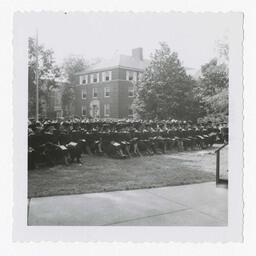 An Audience of Graduates at Commencement, 1965