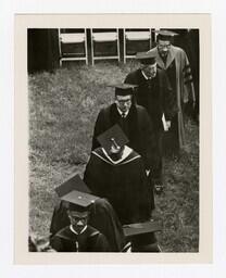 A Procession of Faculty at Commencement, circa 1970