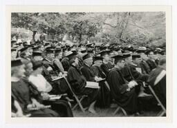 An Audience at Commencement, circa 1970