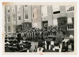 A Choir Performs at Commencement, circa 1975