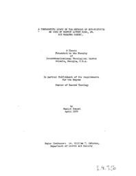 A comparative study of the methods of non-violence as used by Martin Luther King, Jr. and Mahatma Gandhi, 1970