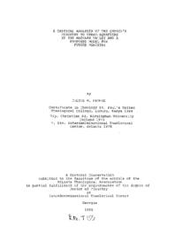 A critical analysis of the church's ministry to urban-squatters in the Mathare Valley and a proposed model for future ministry, 1980