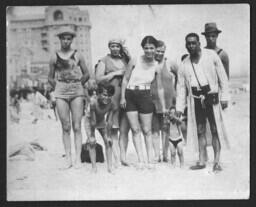 Family at the Beach, circa 1920