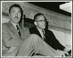 A. C. Powell and Malcom X, 1963