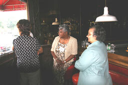 Christine Hammond & Edie Jackson, Harlem River Houses Reunion, June 9, 2005