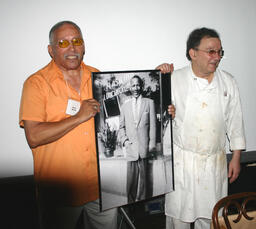 Harry Banks and Joey Merenda, Harlem River Houses Reunion, June 9, 2005