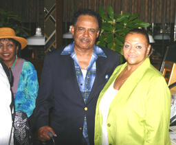 Ronald Johnson and Unidentified Woman, Harlem River Houses Reunion, June 9, 2005