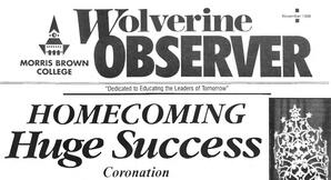 Morris Brown College, Wolverine Observer