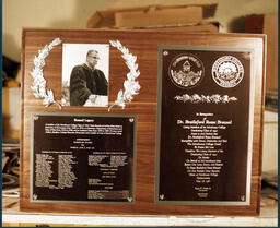 Brazeal Plaque at Morehouse College, May 16, 1981