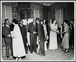 Ernestine Brazeal with Benjamin Mays and Others, circa 1960