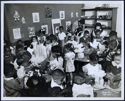 Aurelia E. Brazeal at Spelman Nursery School, circa 1949