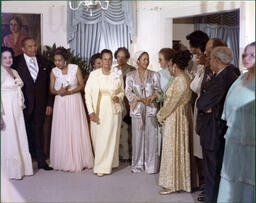 Aurelia E. Brazeal's Wedding Party, circa 1975