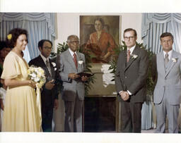 Aurelia E. Brazeal's Wedding Group, circa 1975