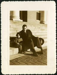 Brailsford R. Brazeal and Daughter Ernestine, circa 1943