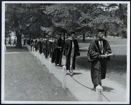 Morehouse College Commencement Procession, circa 1957