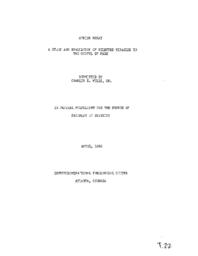 A study and evaluation of selected miracles in the Gospel of Mark, 1966