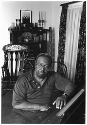 C. Eric Lincoln at His Piano, circa 1990