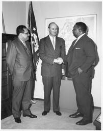 C. Eric Lincoln at the American Embassy in Spain, 1965