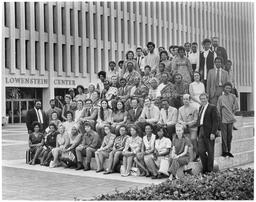 C. Eric Lincoln With a Large Group, circa 1975