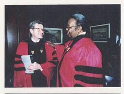 C. Eric Lincoln at Boston University, 1991