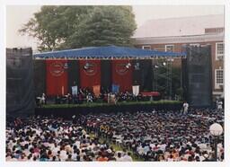 A View of the Stage and Audience at Commencement, circa 2002