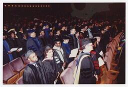 An Audience of Faculty and Graduates at Commencement, circa 2002