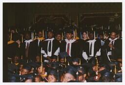 An Audience of Faculty and Graduates at Commencement, circa 2002