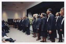 A Choir Performs at Convocation, 1999