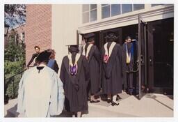 A Procession of Men and Women at Convocation, circa 1994