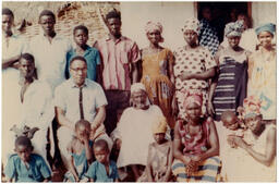 Alex Haley and Decedents of Kunta Kinte, circa 1975