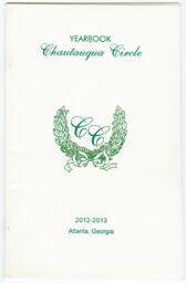 Chautauqua Circle Yearbook, 2012-2013