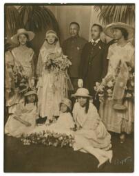 Wedding Party of Marie Nash, February 9, 1918