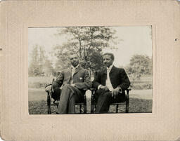 George A. Towns and James Weldon Johnson, circa 1925