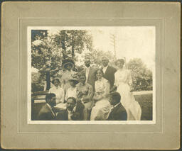 George A. Towns Sitting Outside, circa 1915