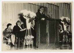 Centennial Convocation Speaker with Dr. William Gill, February 11, 1962