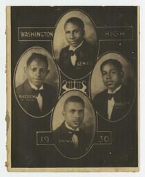 Washington High Singing Group, 1930