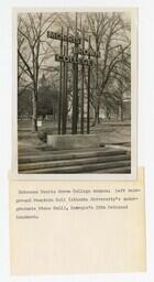 Morris Brown College Campus Entrance Marker, circa 1940