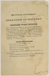 Fourth Anniversary of the Abolition of Slavery in the British West Indies, 1838