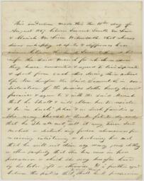 An Agreement  Between Samuel Sewell MacKlin and Mariah MacKlin, August 10, 1867