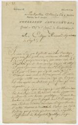 Letter Concerning Toussaint L'Ouverture and Julien Raimond, June 11, 1799