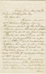 Correspondence Between R. H. Stuart and Lawrence Washington, January 29, 1861