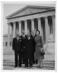 John H. Wheeler with Group, circa 1960