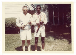 John H. Wheeler in Tennis Attire, circa 1973