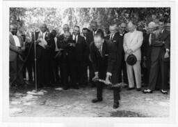 John H. Wheeler at Groundbreaking, circa 1965