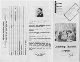 "Citizenship Education Program", 1962