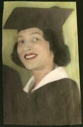 Juanita M. Eber Clark College Graduation, 1952