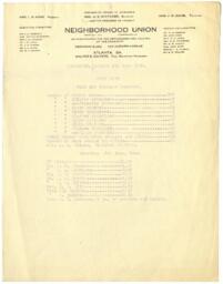 "Continued, Report For Year 1925 West Side", 1925