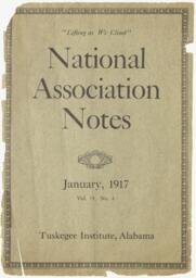 "National Association Notes", January 1917