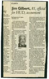 Jim Gilbert Obituary, circa 1990