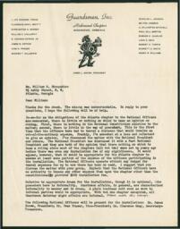 Correspondence to Dr. William B. Shropshire From Clarence Grey, circa 1957